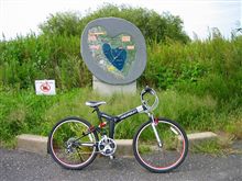 昨日は自転車で…