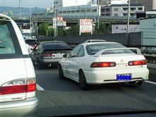 ドライブ中に…。