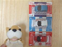 カバヤのミニカー2008年パッケージ（プジョー１０７を購入）