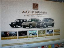 エスクード20年の歴史☆