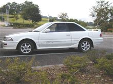  朝 洗車しました。