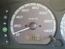 ゾロ目７７７７７Ｋｍ