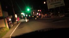深夜の事故.