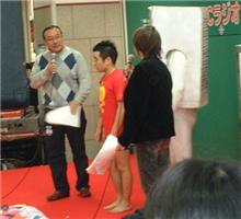 娘が地元ローカルラジオ局の特別番組のイベントに出演♪ ～猫ひろし氏も来場～