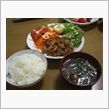 「豚のしょうが焼き」と「春雨 ...