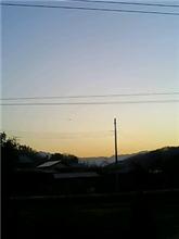 今日の夕空