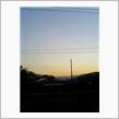 今日の夕空