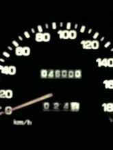 先日46000ｋになったのにＵＰ忘れｗ