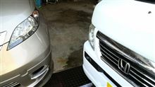 朝から洗車