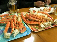 ［納会中カニ三昧］