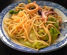 いかとレタスのパスタ いかとレタスのパスタ