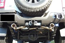 日本初！！ハマー　H3　V8　アルファのマフラー完成