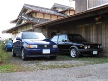 GTIとポロ洗車。