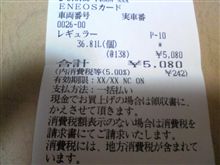 ガソリン値下がってます