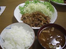豚の生姜焼き♪