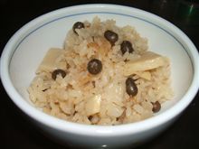 むかごご飯(⌒□⌒*)あーん