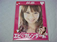 2009年 エビちゃんWEEKLYカレンダー