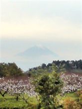 富士山を見ながら仕事 