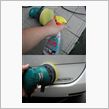 マシンを使って　水アカ取り！ ...
