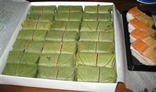 食べてませんよ♪(*^^)v　柿の葉寿司なんて。。。
