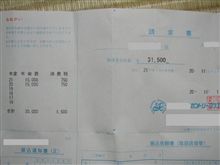 草刈場の年会費請求書！！。 
