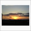 昨日の夕日