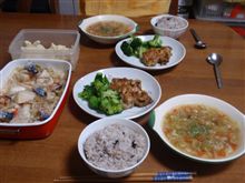  ＾～＾//　夜メニュー♪･･･自宅でヘルシー！