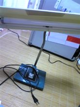 年代物の卓上電気スタンド