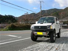 冬の田舎道。