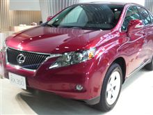 レクサス青山にてRX350を見てきました
