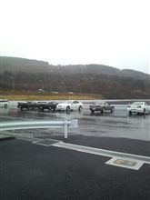 雷雨の中のドリフト練習会