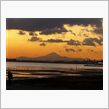 三番瀬からの夕日
