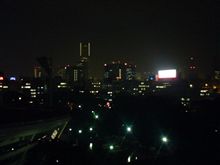 ようやく夜景を見ることが・・・