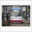 広電江波線で路面電車優先の交 ...