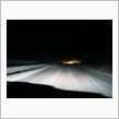 今シーズン一発目の雪中行軍