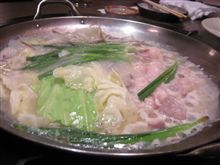 二日連続モツ鍋の週末(笑
