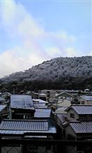 大文字 雪化粧