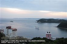 平戸の夕景を望む