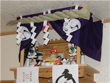 神棚の飾り（昨日）