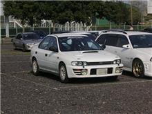 左ハンドルのGC8インプレッサ