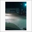 出発まえの雪