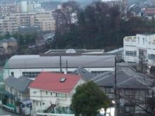 朝　起きたら横浜は一面の