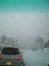 久々の雪の中