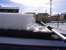 今朝の雪！