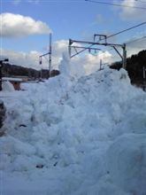 今日の積雪