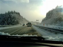 本日の除雪車渋滞
