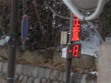 寒いです・・ -13℃