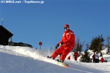 雪山に