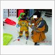 雪あそび。。。疲れたε=(￣ ...