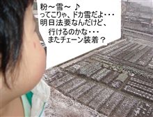 なんじゃこりゃ？（雪、パンク、遺構？）